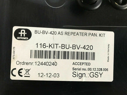AUTRONICA 116-KIT-BU-BV-420 autronica 116-kit-bu-bv-420 Fire Alarm Panel