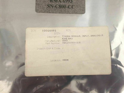 Rockwell Automation ICSTRIPLEX T7420A Analog Input Module REPT7420A