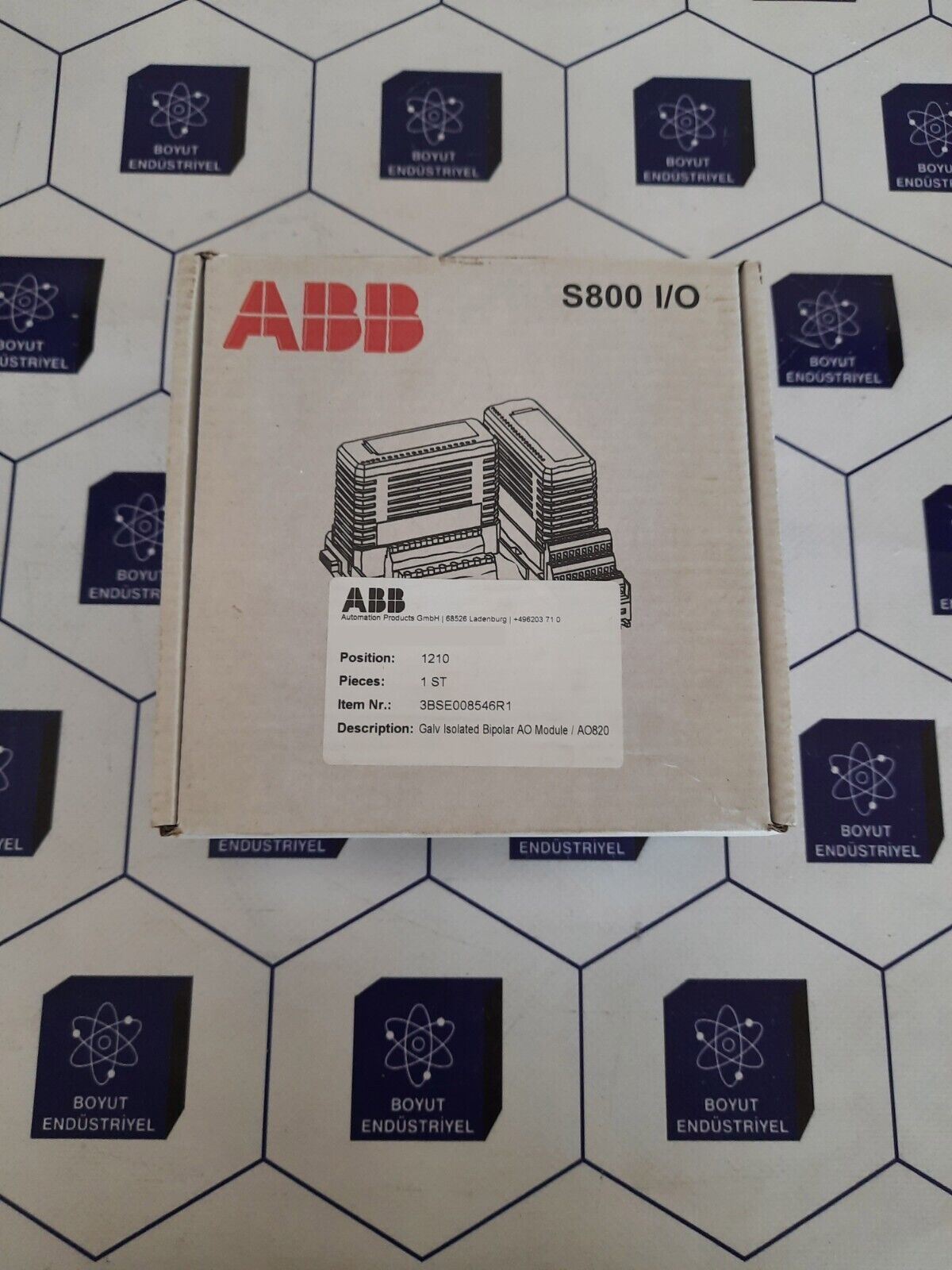 ABB 3BSE008546R1 GALV ISOLATED BIPOLAR AO MODULE AO820