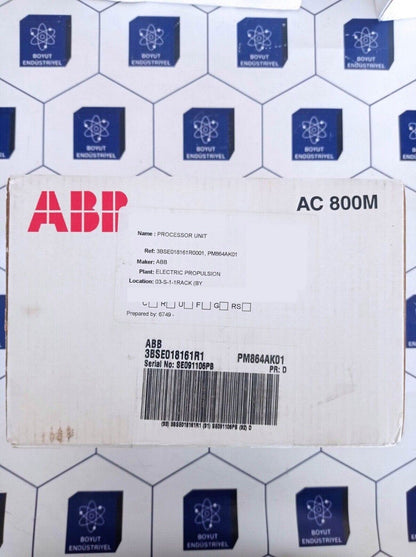ABB AC800M 3BSE018161R1 PM864AK01 Processor Unit