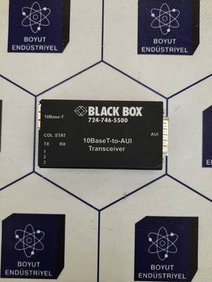 BlackBox LE180A 10BASE-T to AUI Transceiver 724-746-5500