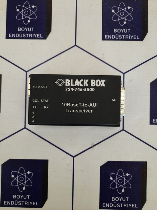BlackBox LE180A 10BASE-T to AUI Transceiver 724-746-5500