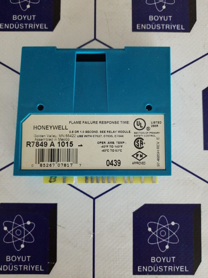 Honeywell Ultraviolet Flame Amplifier Modul R7849A1015 R7849 A 1015