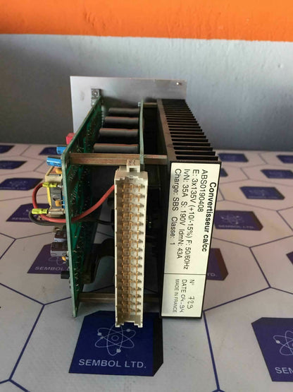 GEC ALSTHOM ABS0190408 PARVEX ABS CONVERTISSEUR CA/CC