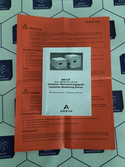 AREVA MR 627 MR627 EARTH-FAULT RELAY