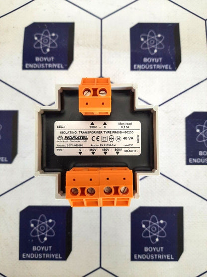 NORATEL FR60B-460230 ISOLATING TRANSFORMER  3-071-060560