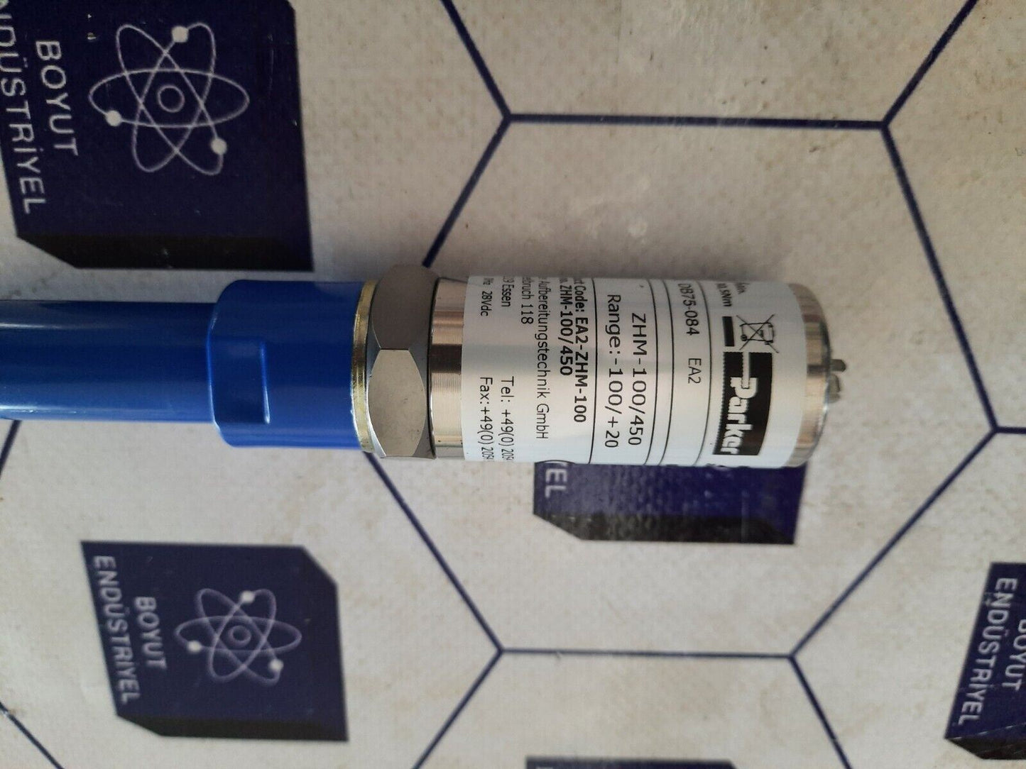 PARKER ZANDER  EA2-ZHM-100 S/N DB75-084 20 MA 0HZ 28VDC