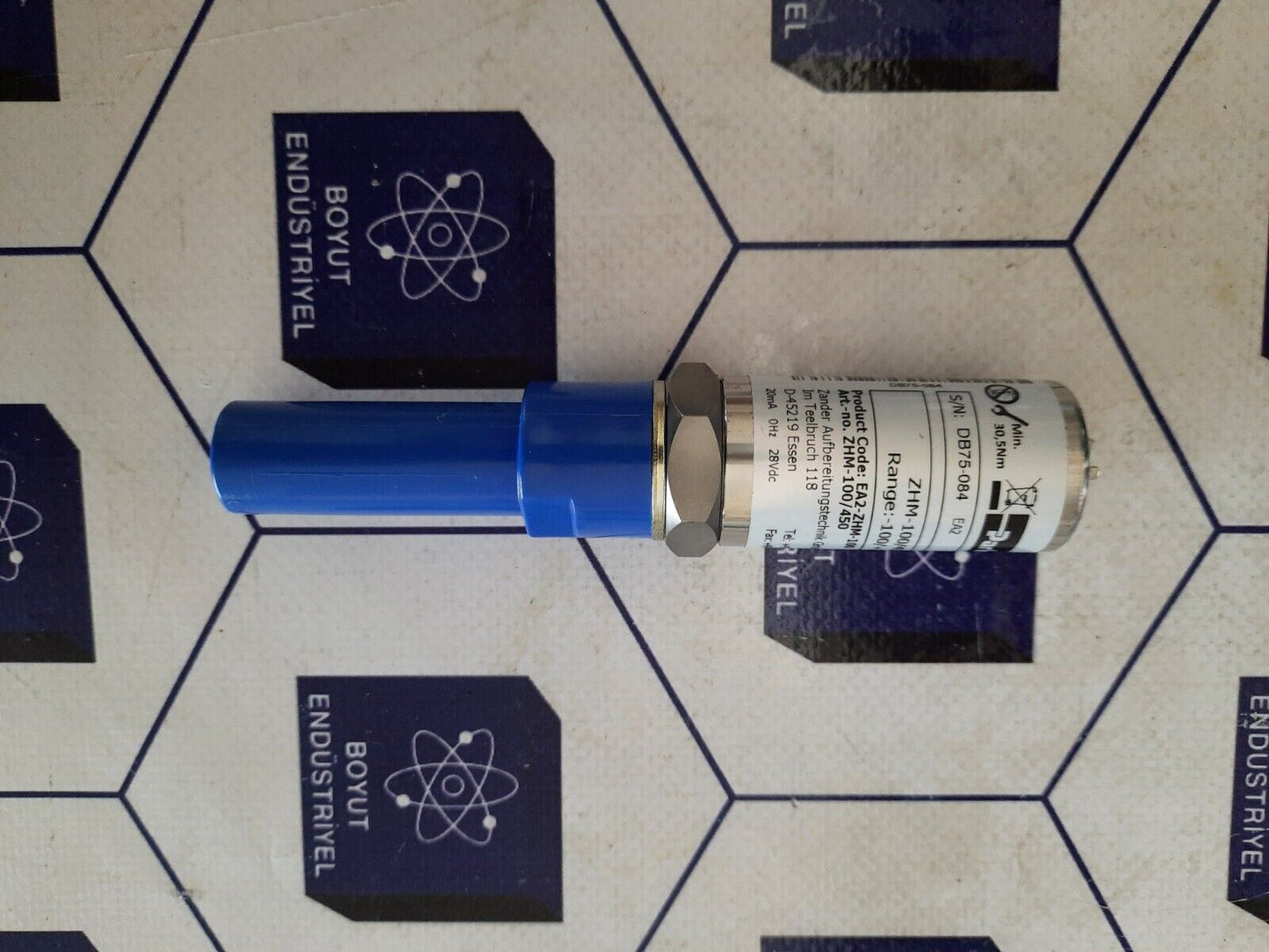 PARKER ZANDER  EA2-ZHM-100 S/N DB75-084 20 MA 0HZ 28VDC