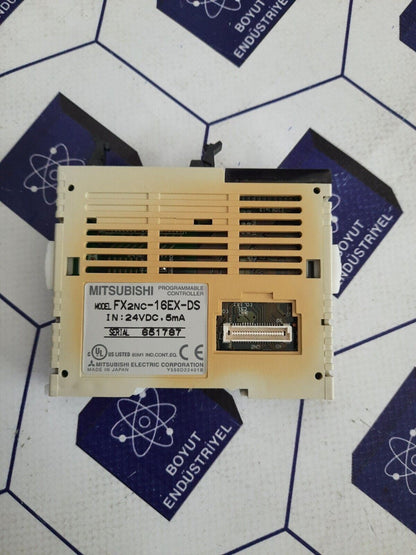 MITSUBISHI FX2NC-16EX-DS PROGRAMMABLE CONTROLLER 24VDC 5MA