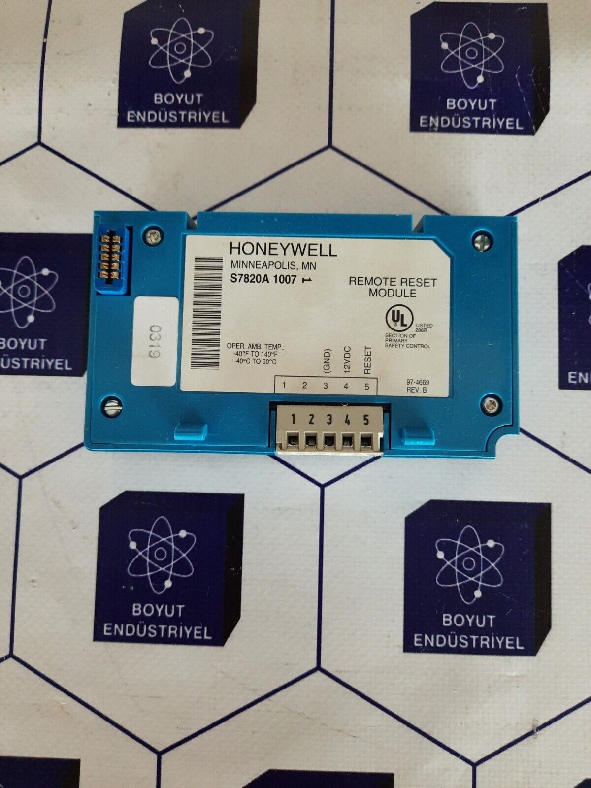 HONEYWELL S7820A 1007 MINNEAPOLIS MN REMOTE RESET MODULE