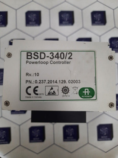 AUTRONICA BSD-340/2 (PN: 0.237.2014.129.02003 REV.10)  POWERLOOP CONTROLLER