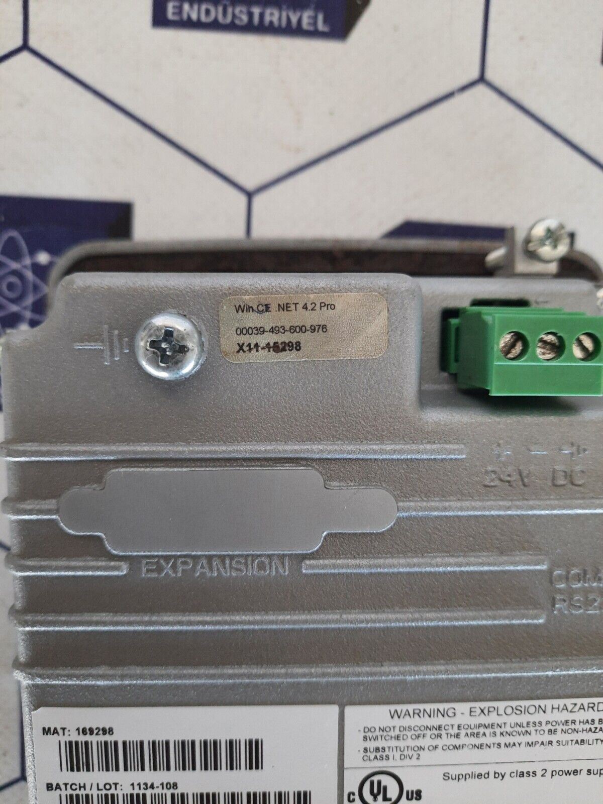 JOHNSON CONTROLS X11-15298 WIN CE NET 4.2 PRO ( No touch screen)