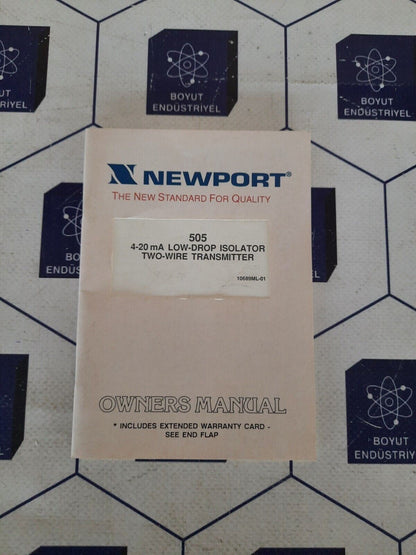 NEWPORT ELECTRONICS MODEL 505 4-20mA LOW-DROP IZOLATOR