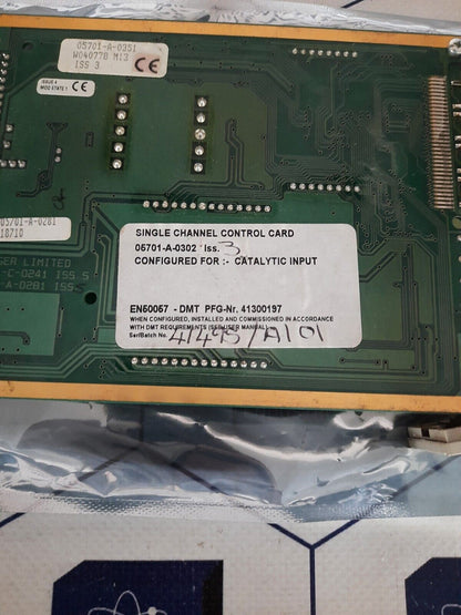 SIEGER 05701-A-0302 ISS3 SINGLE CHANNEL CONTROL CARD