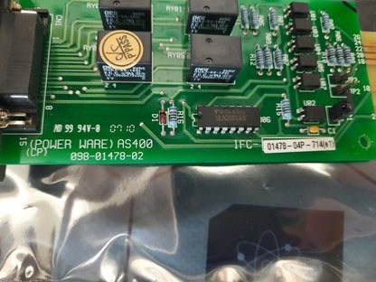 EATON A/S 400 COMMUNICATIONSAS IFC-01478-04P-714 RELAY INTERFACE CARD