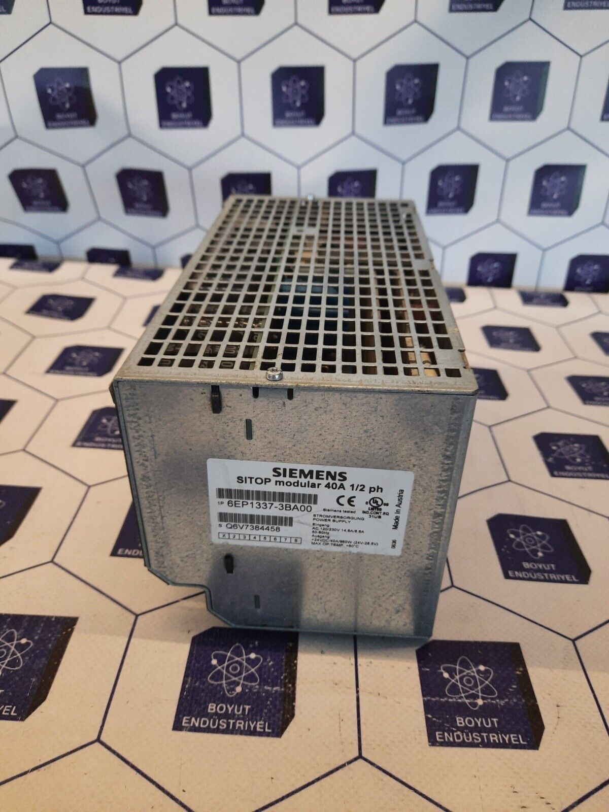 SIEMENS  6EP1337-3BA00 - SITOP MODULLER 40A 1/2 ph