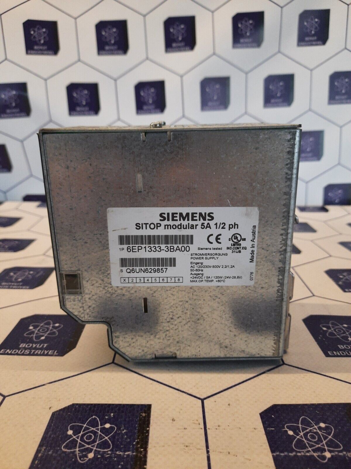 SIEMENS 6EP1333-3BA00 -SITOP MODULAR 5A 1/2ph