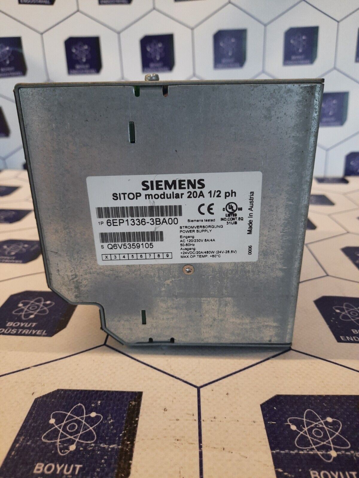 SIEMENS 6EP1336-3BA00 - SITOP MODULLER 20A 1/2ph