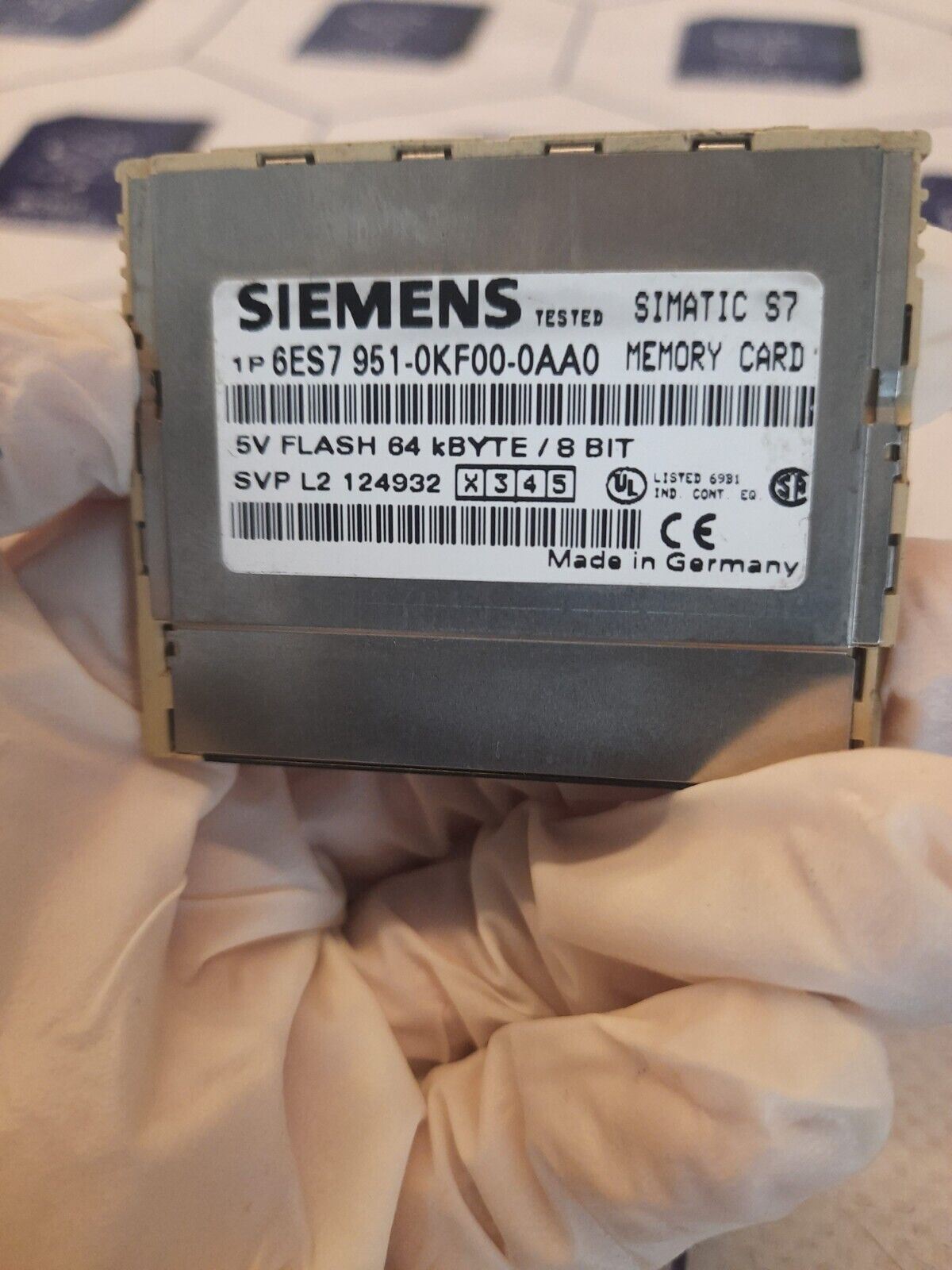 SIEMENS 6ES7 951-0KF00-0AA0 SIMATIC S7 MEMORY CARD