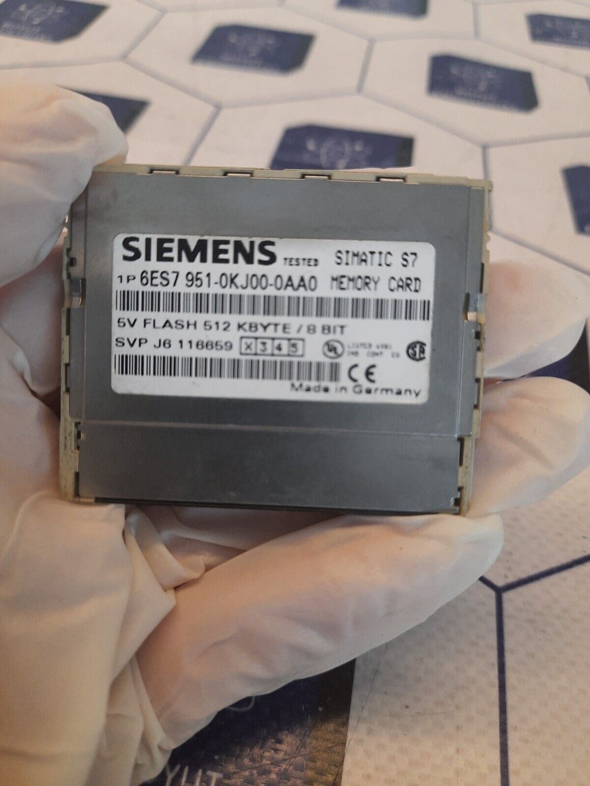 SIEMENS 6ES7 951-0KJ00-0AA0 SIMATIC S7 MEMORY CARD