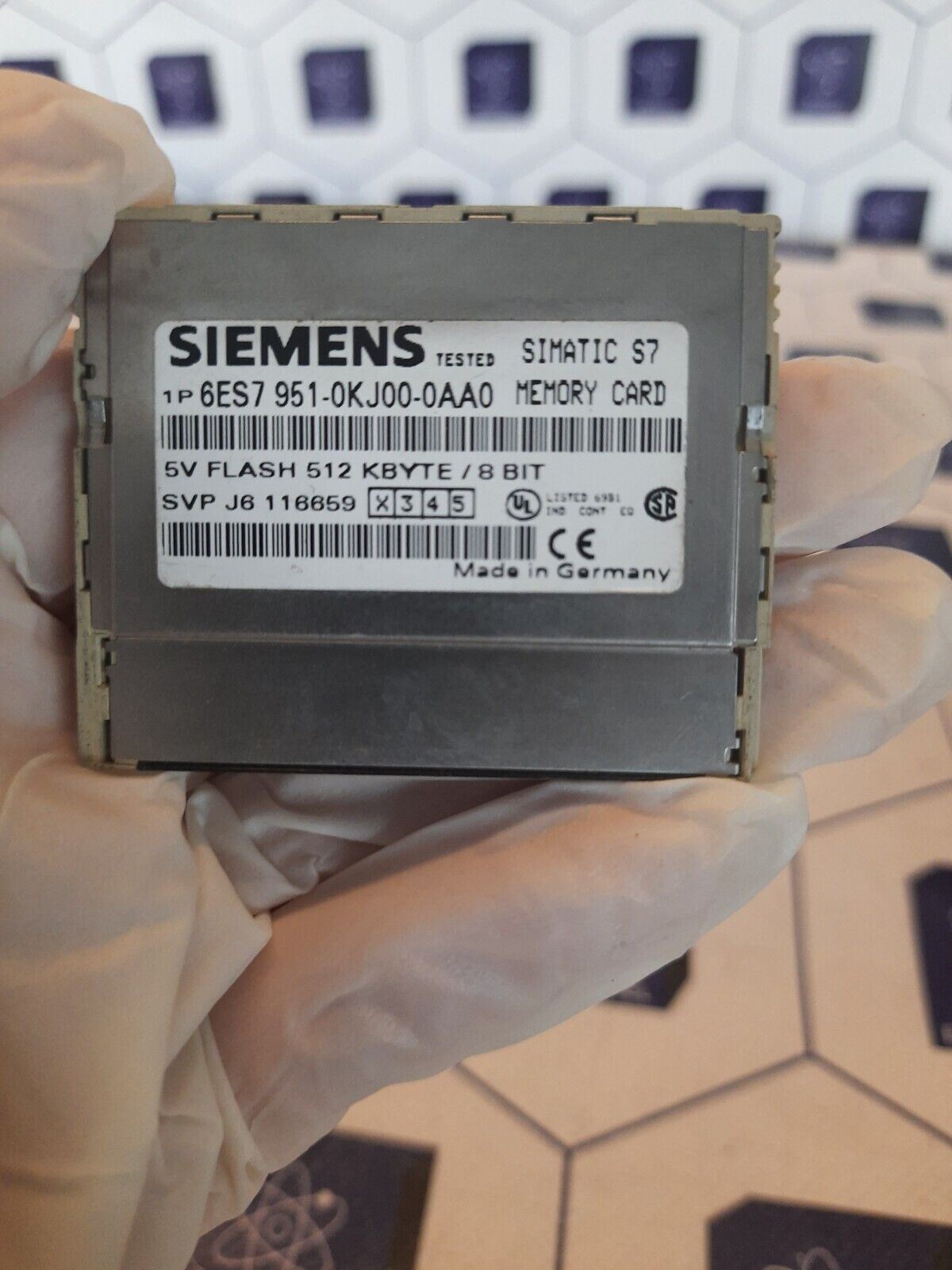 SIEMENS 6ES7 951-0KJ00-0AA0 SIMATIC S7 MEMORY CARD