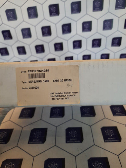 ABB EXC 57924381 MEASURING CARD SADT 20 MP33H EXC57924381 SELM