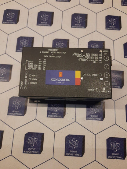 KONGSBERG SIMRAD 0369-SO19 4ch Vid Rx/Data Tranceiver