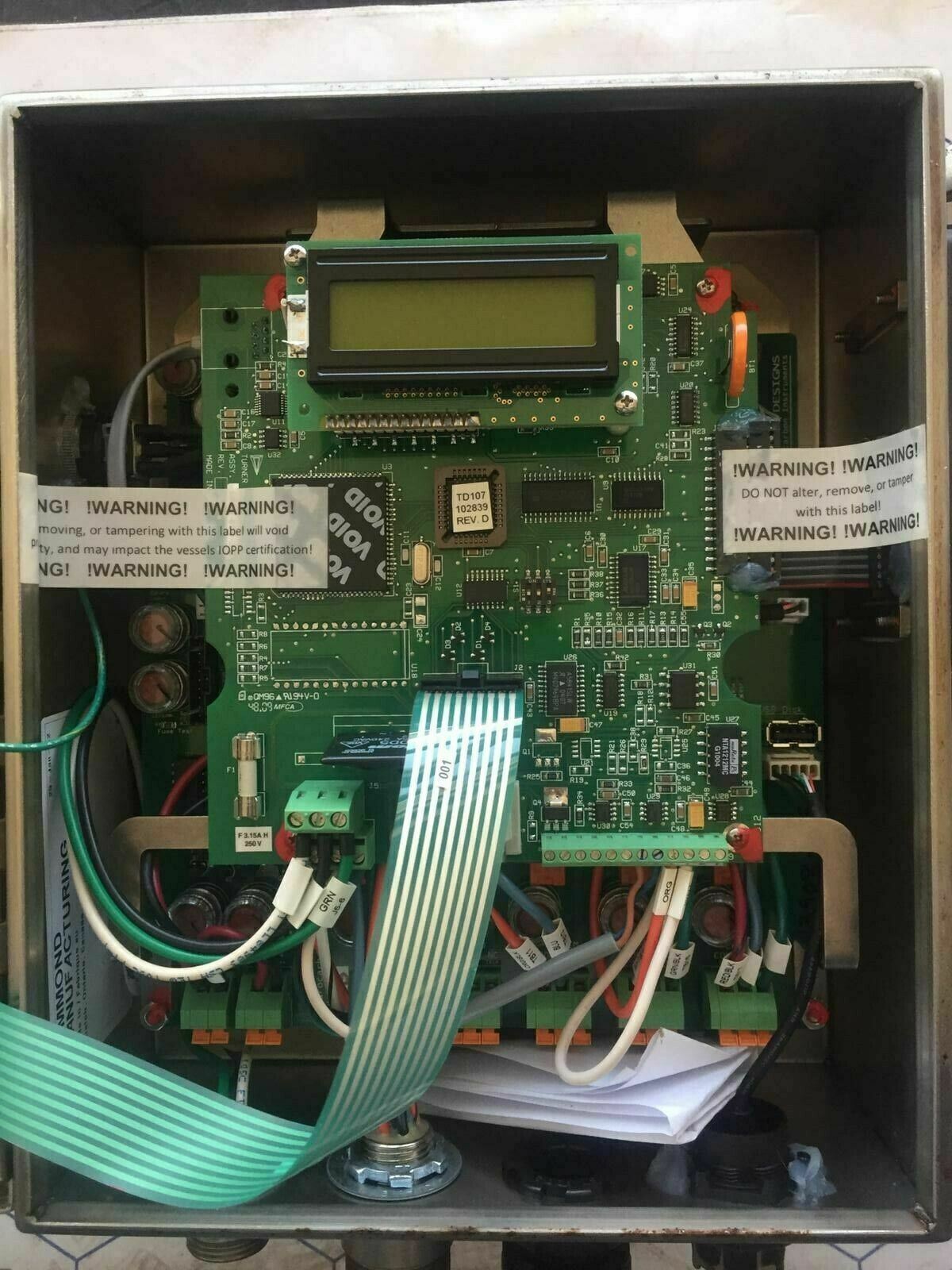 Oil Content Monitor TD107 TD107c NAG2533 Nag Marine