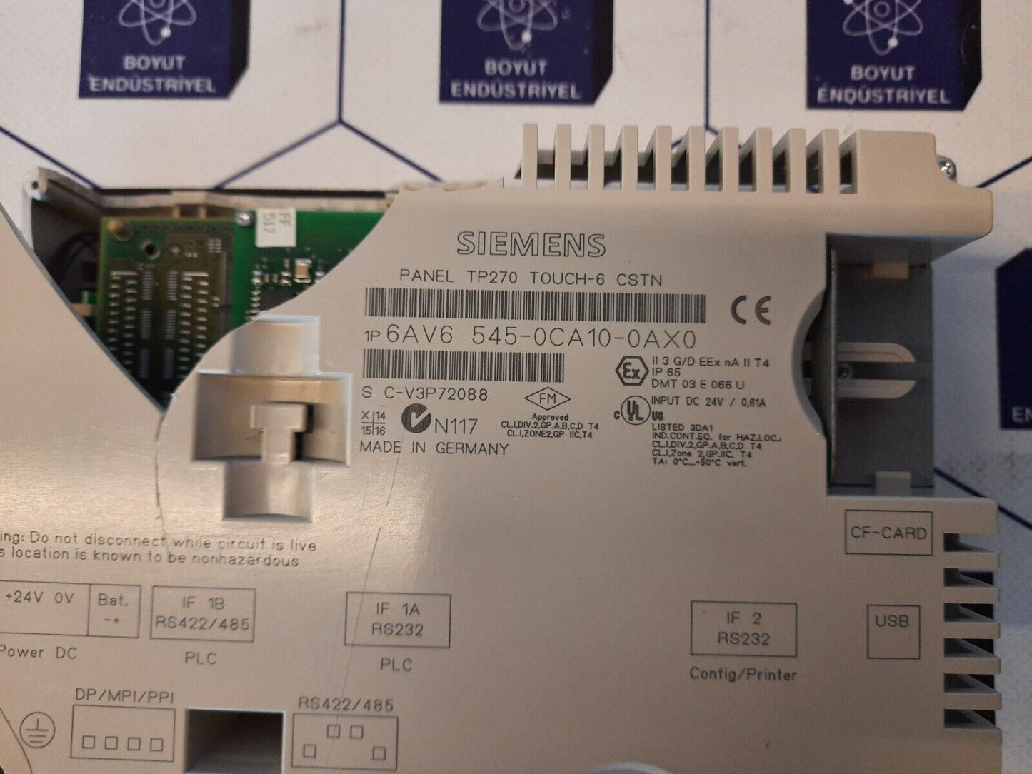 SIEMENS  6AV6 545-0CA10-0AX0 PANEL TP270