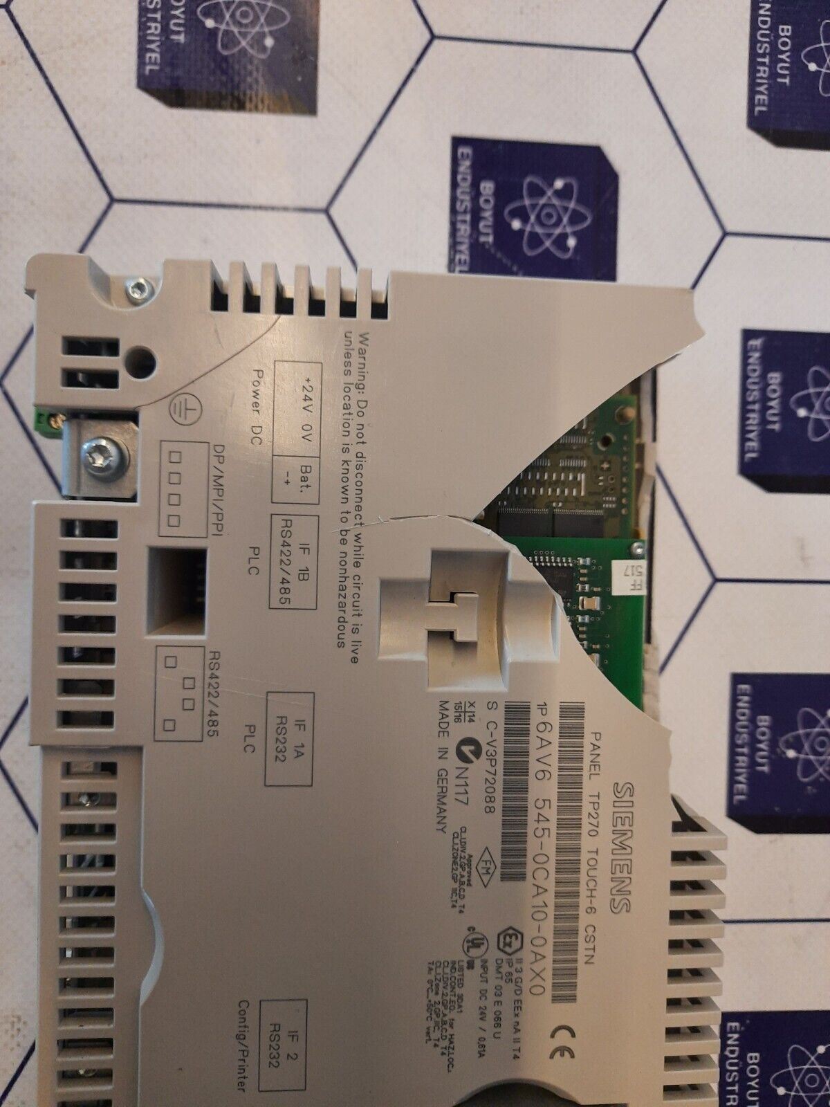 SIEMENS  6AV6 545-0CA10-0AX0 PANEL TP270