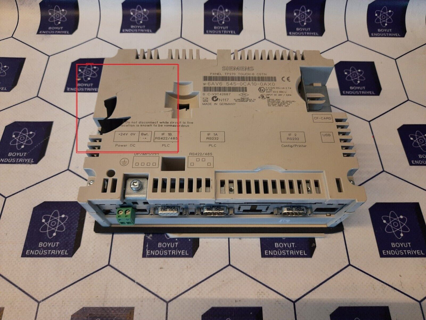 SIEMENS  6AV6 545-0CA10-0AX0 PANEL TP270 TOUCH-6