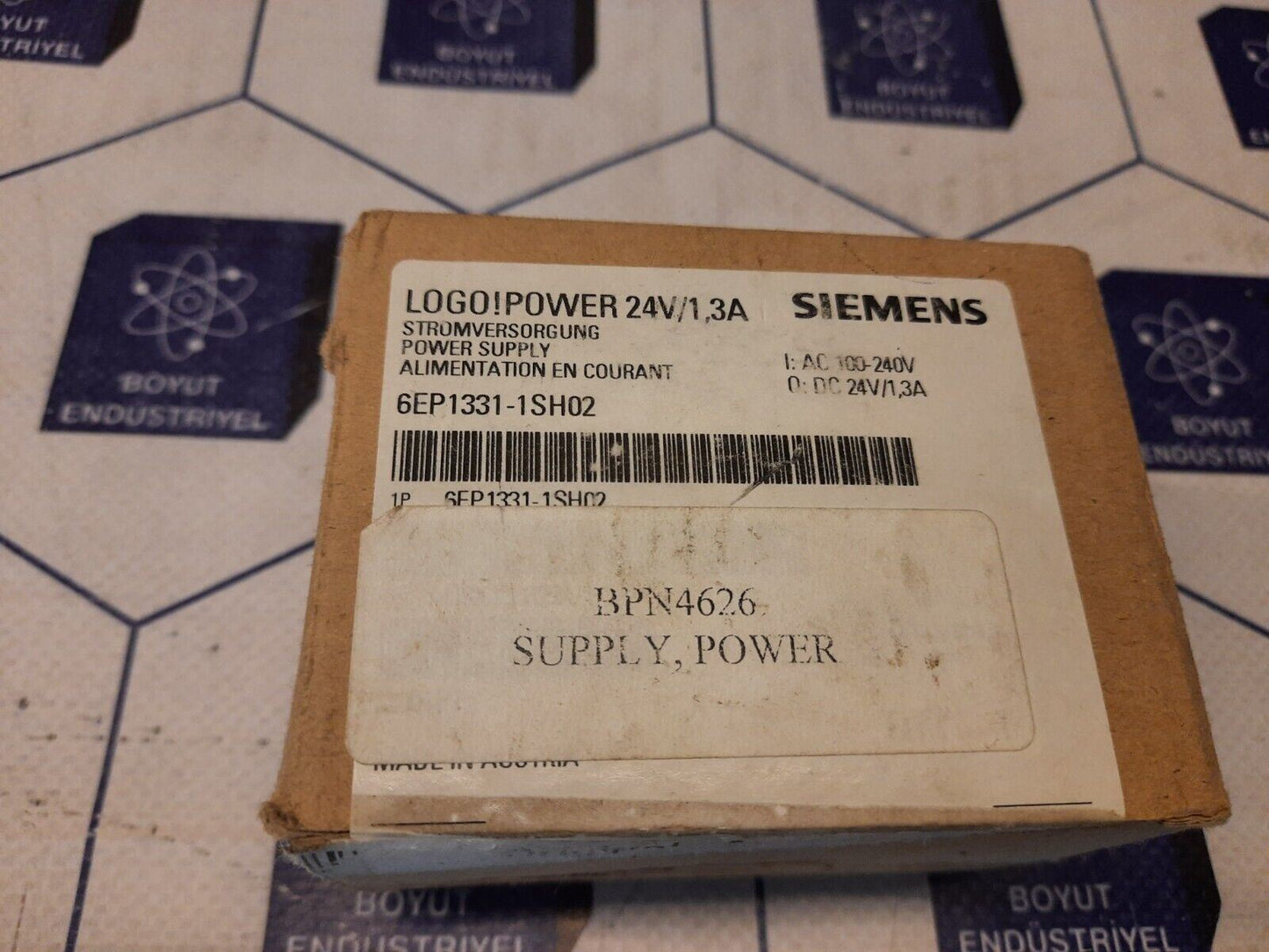 SIEMENS 6EP1331-1SH02  LOGO POWER 24V/1.3A POWER SUPPLY