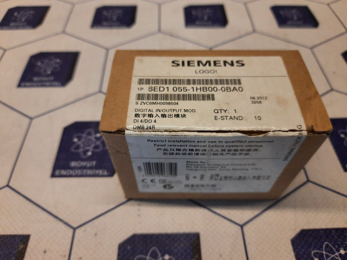 SIEMENS 6ED1 055-1HB00-0BA0 LOGO DIGITAL IN/OUTPUT MOD.