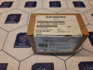 SIEMENS 6ED1 055-1HB00-0BA0 LOGO DIGITAL IN/OUTPUT MOD.