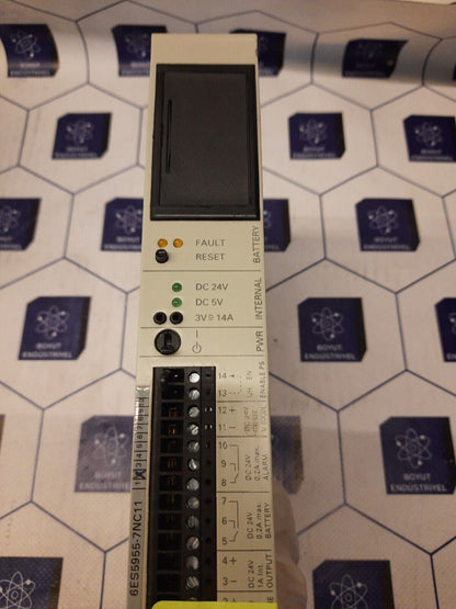 SIEMENS 6SE5955-7NC11 SUPPLY POWER FOR S5 PLC RACK