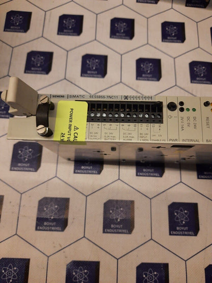 SIEMENS 6SE5955-7NC11 SUPPLY POWER FOR S5 PLC RACK