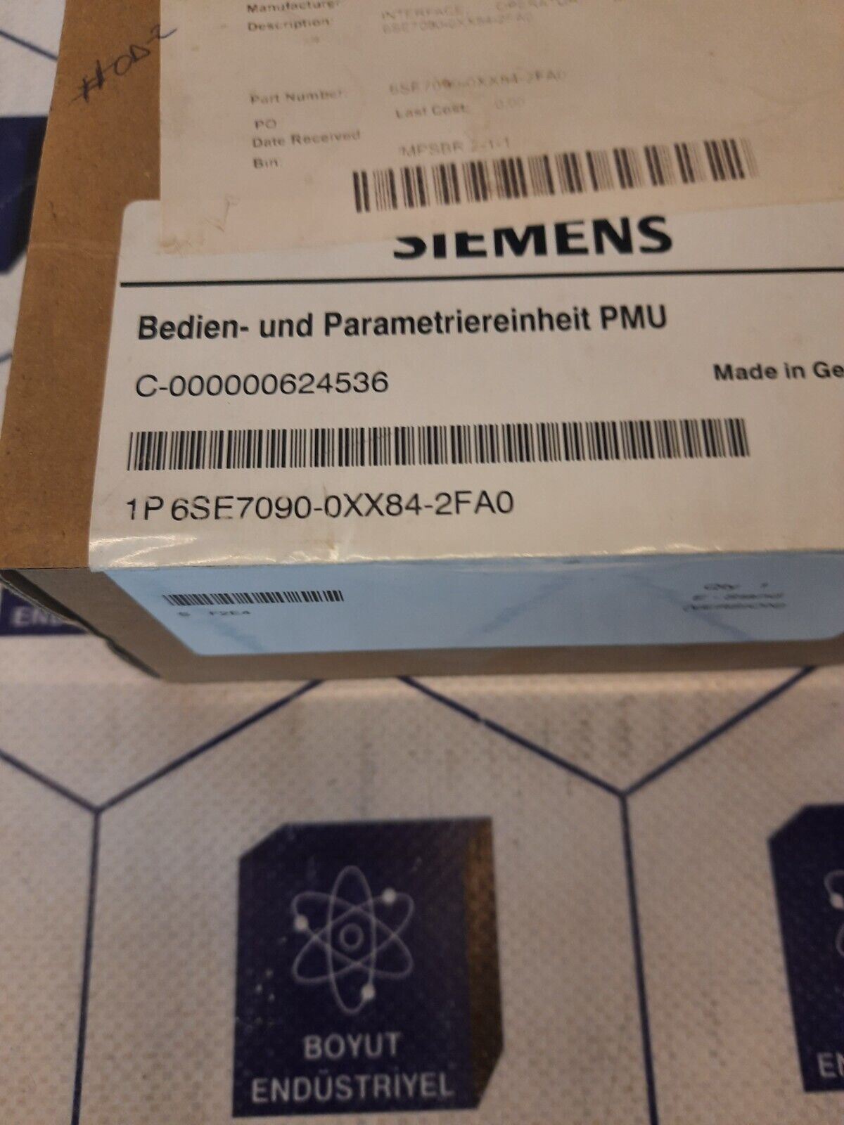 SIEMENS 6SE7090-0XX84-2FA0 BEDIEN-UND PARAMETRIEREINHEIT PMU