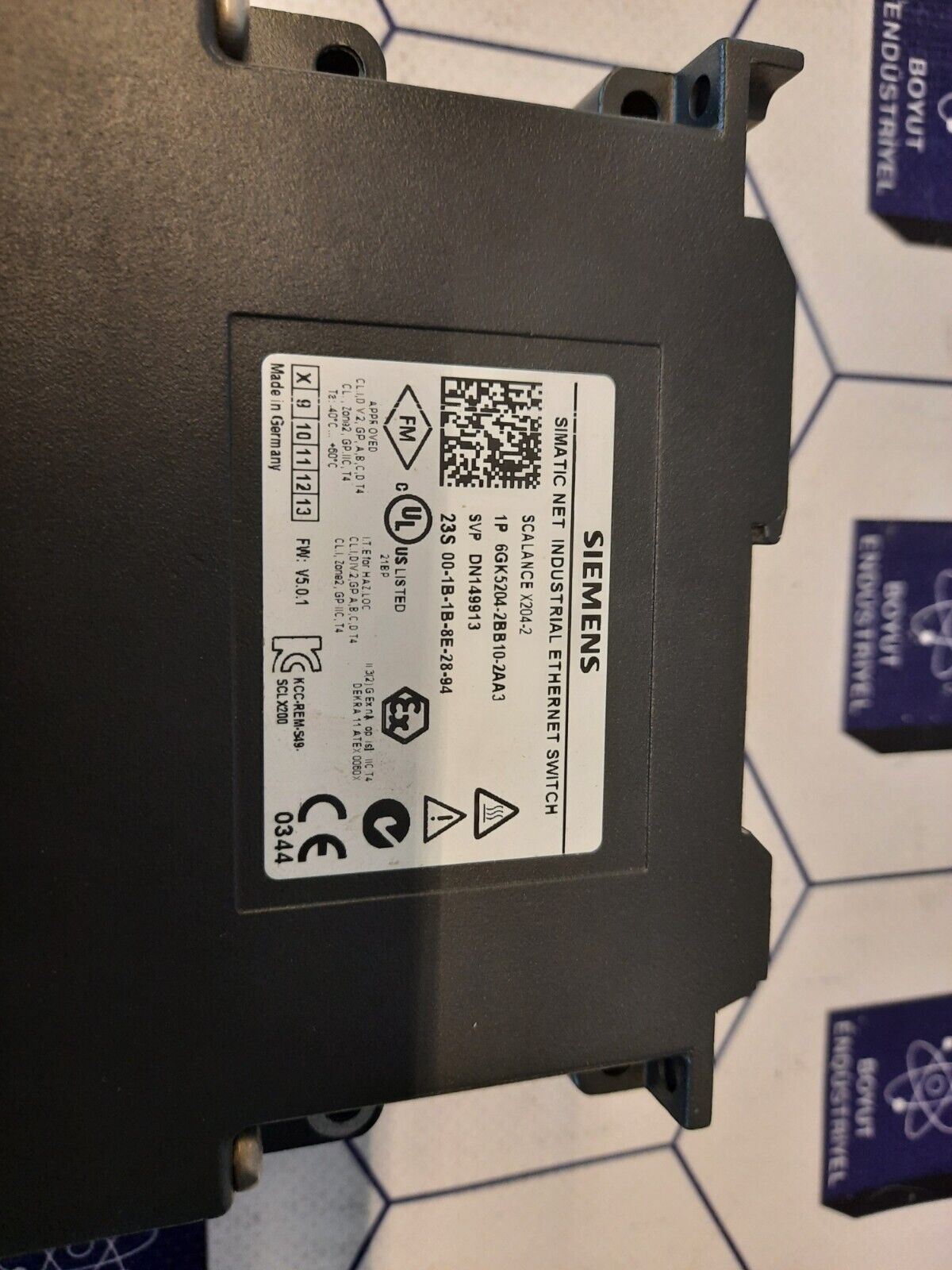 SIEMENS 6GK5204-2BB10-2AA3 SIMATIC NET INDUSTRIAL ETHERNET SWITCH