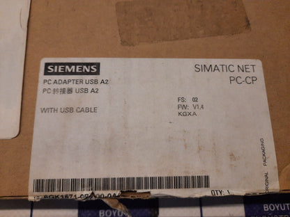 SIEMENS 6GK1 571-0BA00-0AA0 SIMATIC 7 PC ADAPTER USB A2