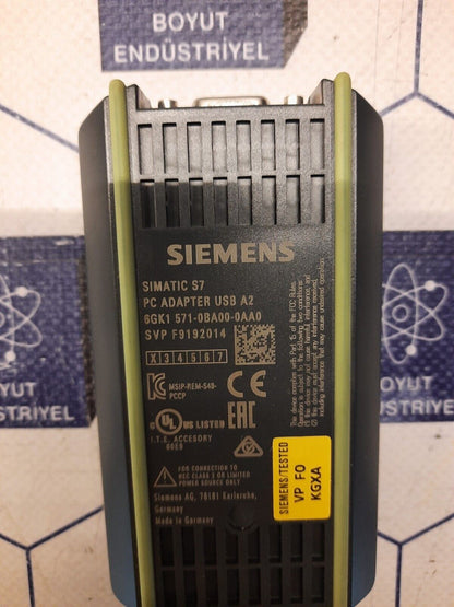 SIEMENS 6GK1 571-0BA00-0AA0 SIMATIC 7 PC ADAPTER USB A2