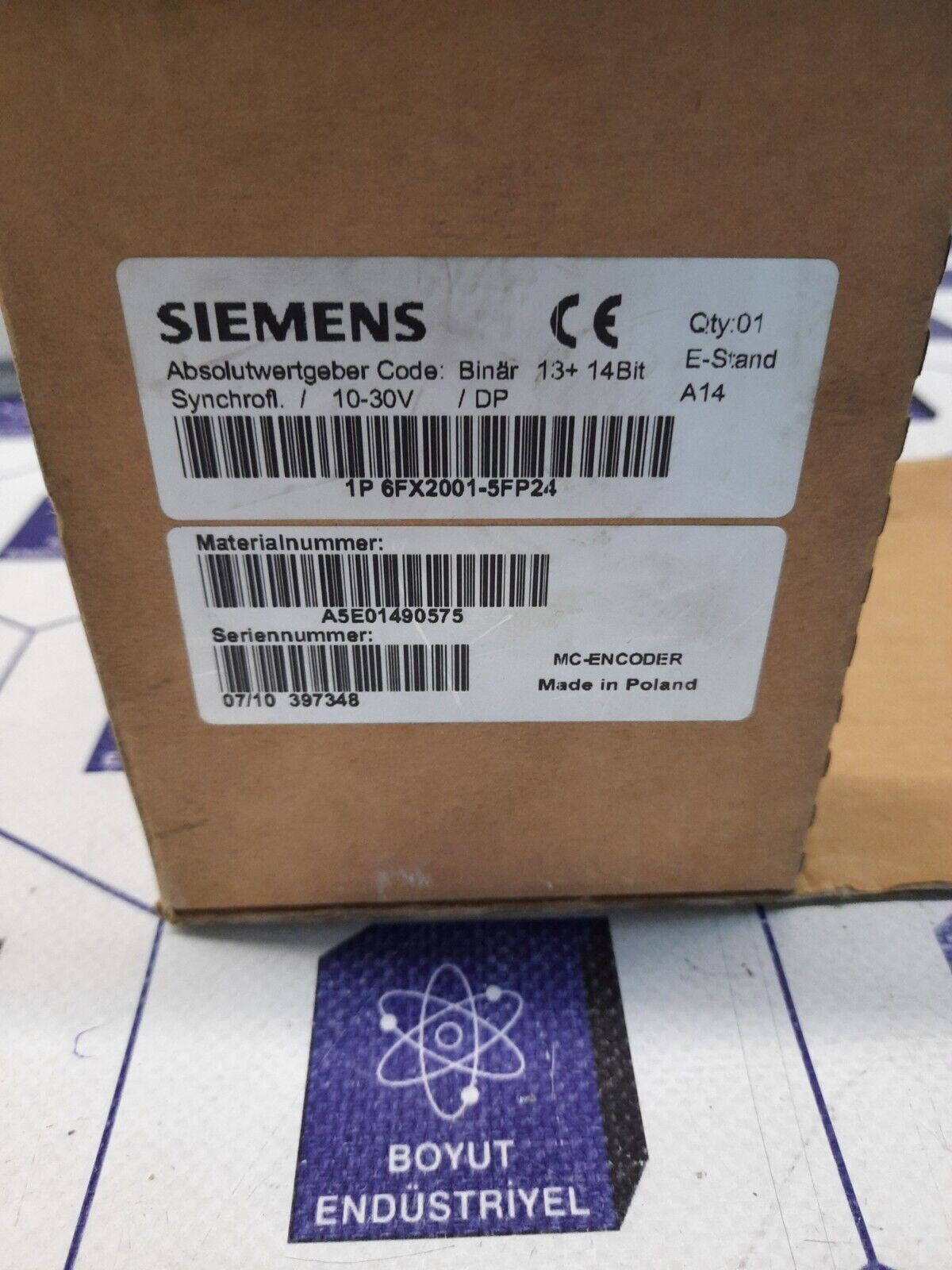 SIEMENS 6FX2001-5FP24 / A5E01490575