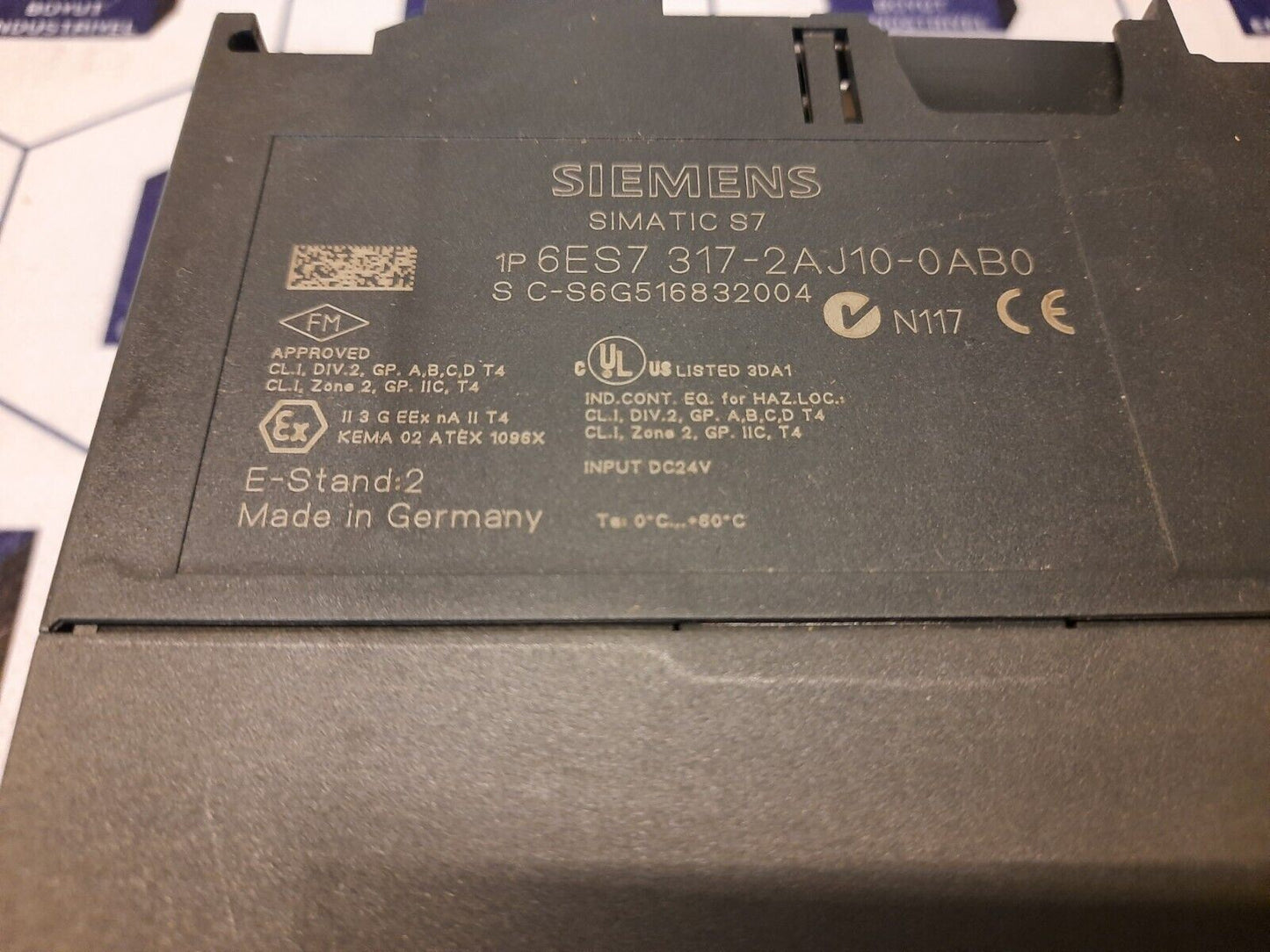 SIEMENS 6ES7 317-2AJ10-0AB0 SIMATIC S7 CENTRAL PROCESSING UNIT