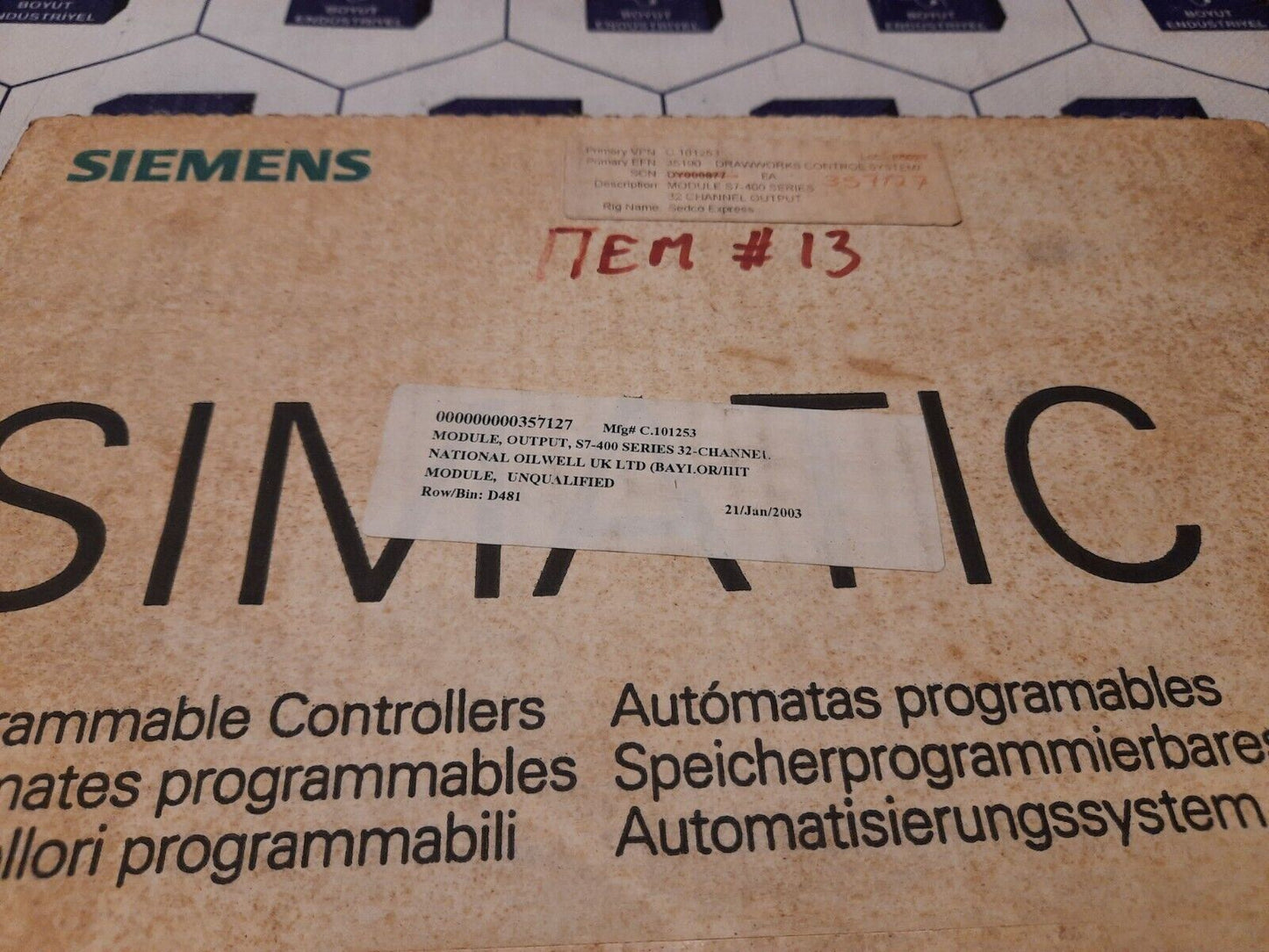 SIEMENS 6ES7422-1BL00-0AA0 DIGITAL OUTPUT MODUL