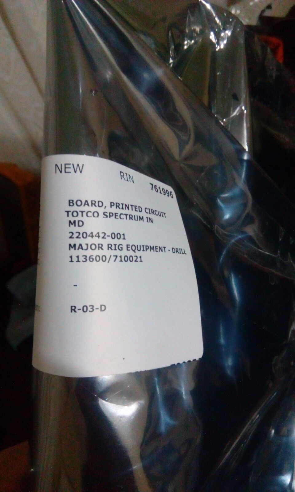 NATIONAL OILWELL VARCO PRINTED CIRCUIT BOARD TOTCO SPECTRUM IN MD