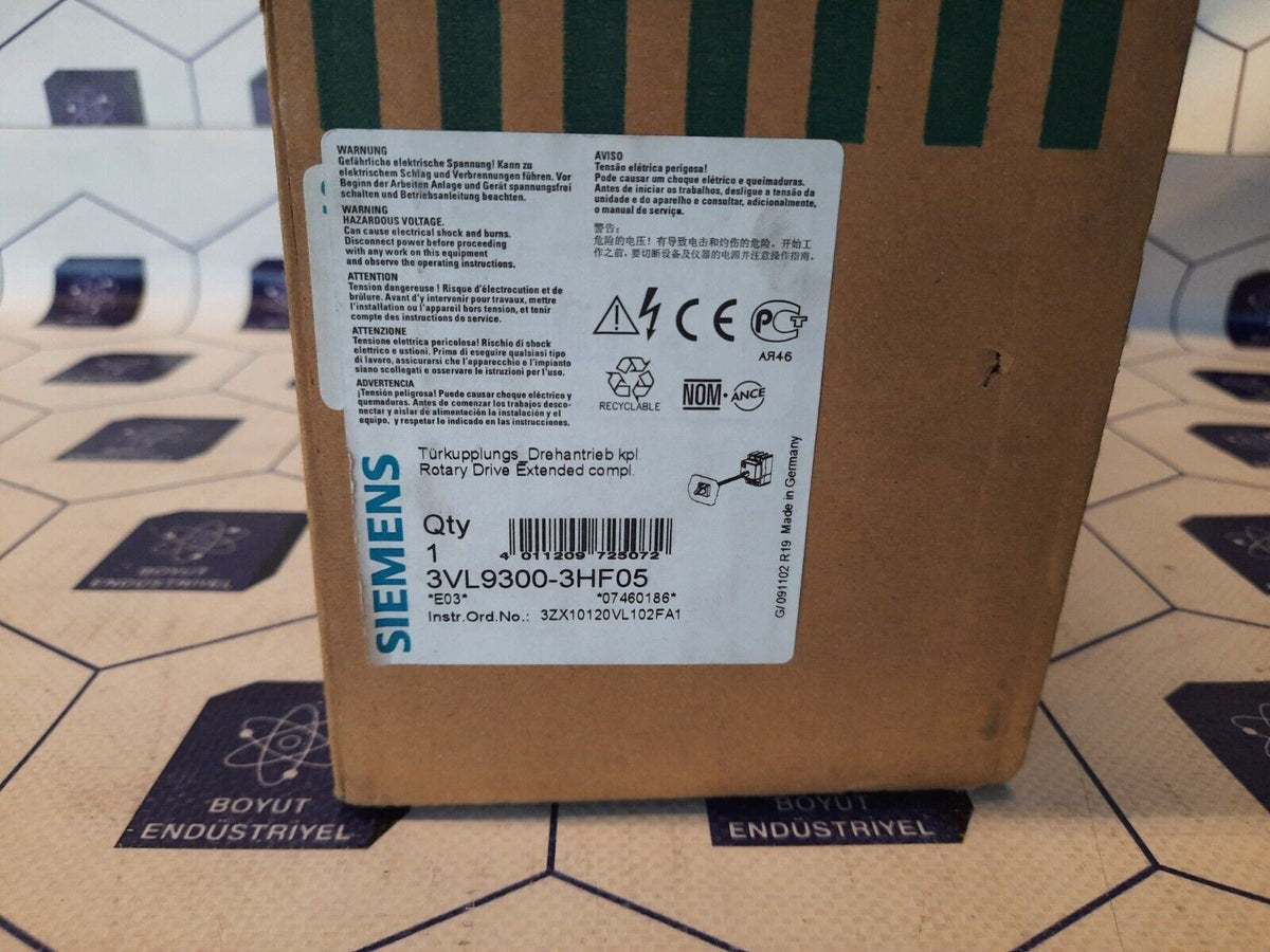 SIEMENS 3VL9300-3HF05 ROTARY DRIVE EXTENDED COMPL.