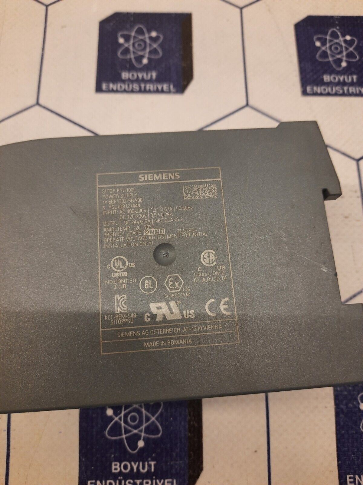 SIEMENS 6EP1332-5BA00 SITOP PSU 100C POWER SUPPLE