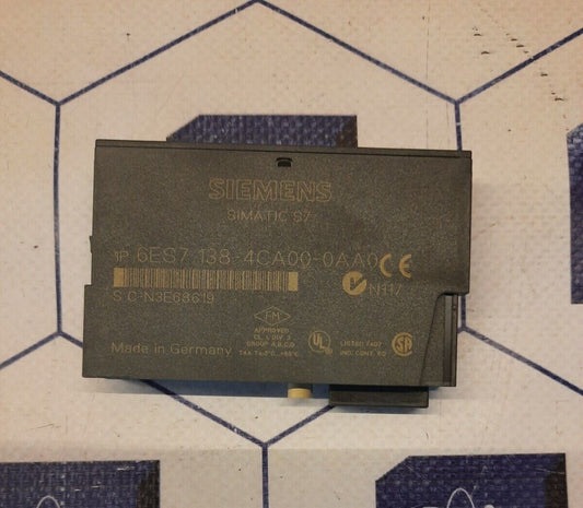 SIEMENS  6ES7 138-4CA00-0AA0 SIMATIC S7 POWER SUPPLY