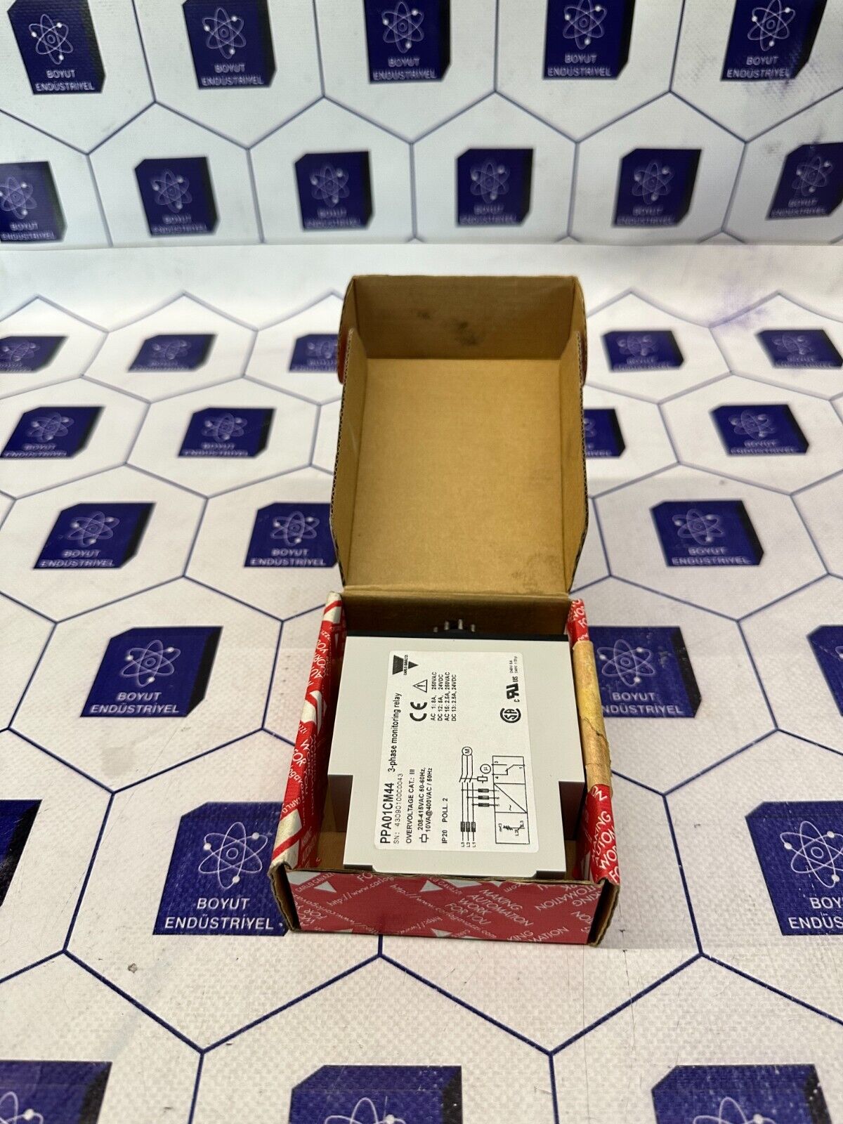 CARLO GAVAZZI 3 PHASE MONITORING RELAY PPA01CM44