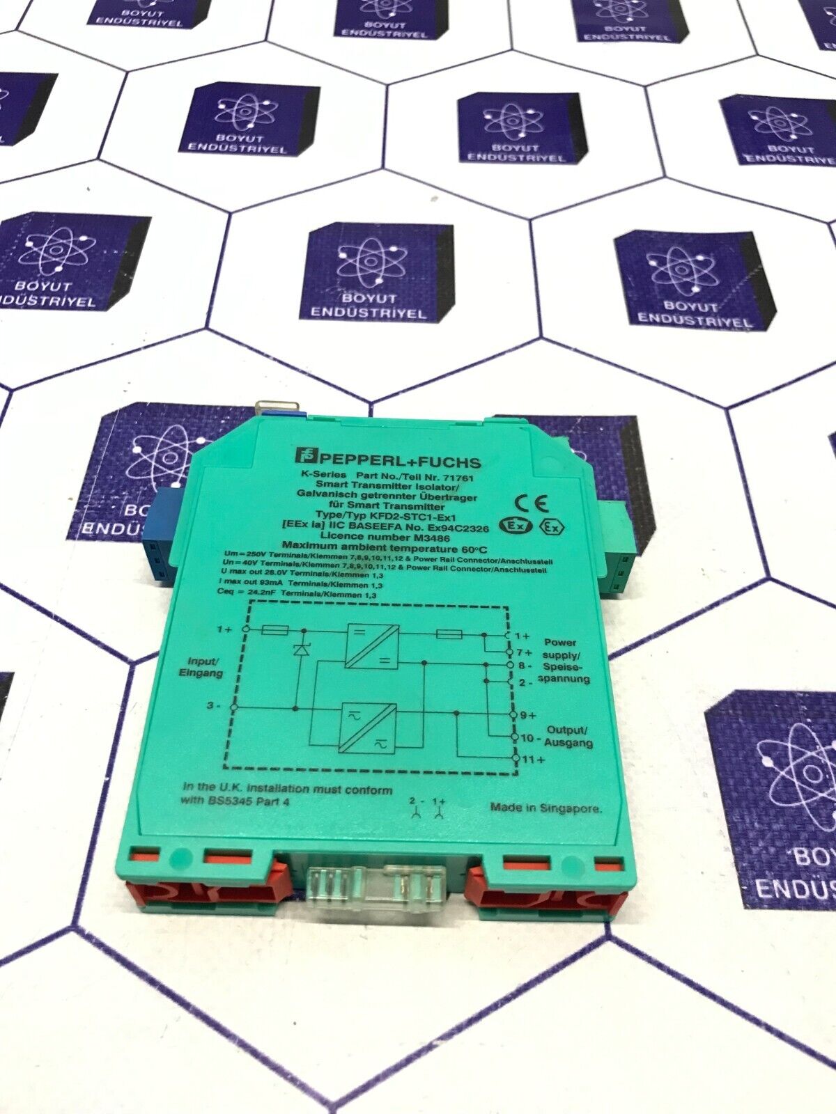 PEPPERL FUCHS 71761 K-SERIES SMART TRANSMITTER IZOLATOR KFD2-STC1-Ex1