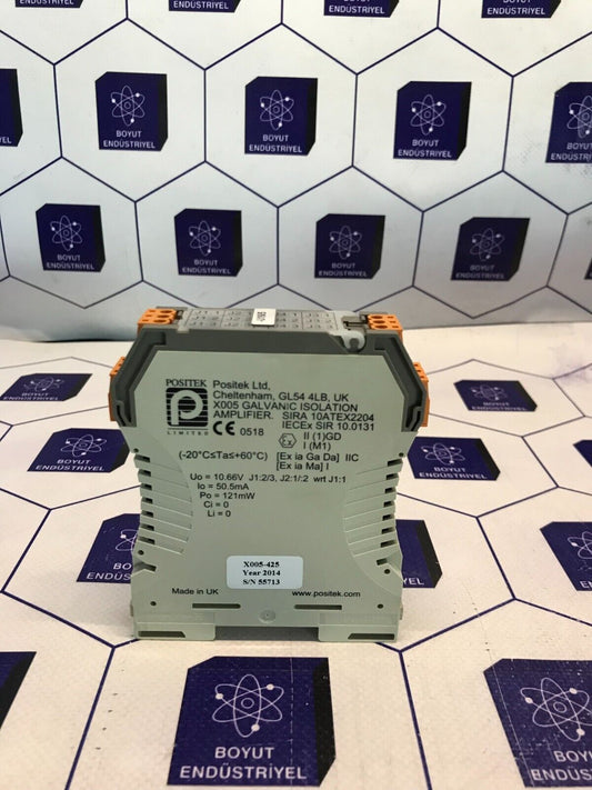 POSITEK X005 GALVANIC ISOLATION AMPLIFIER